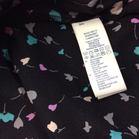 i love h81 Small scoop back floral print blouse - Picture 7 of 7